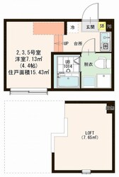 ハーモニーテラス西高島平の物件間取画像